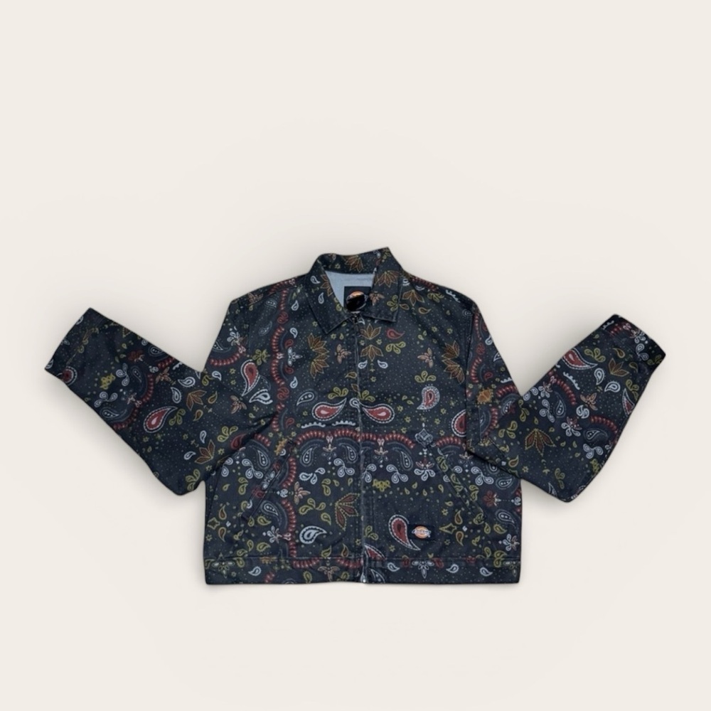 Dickies Paisley Crop Denim Jacket